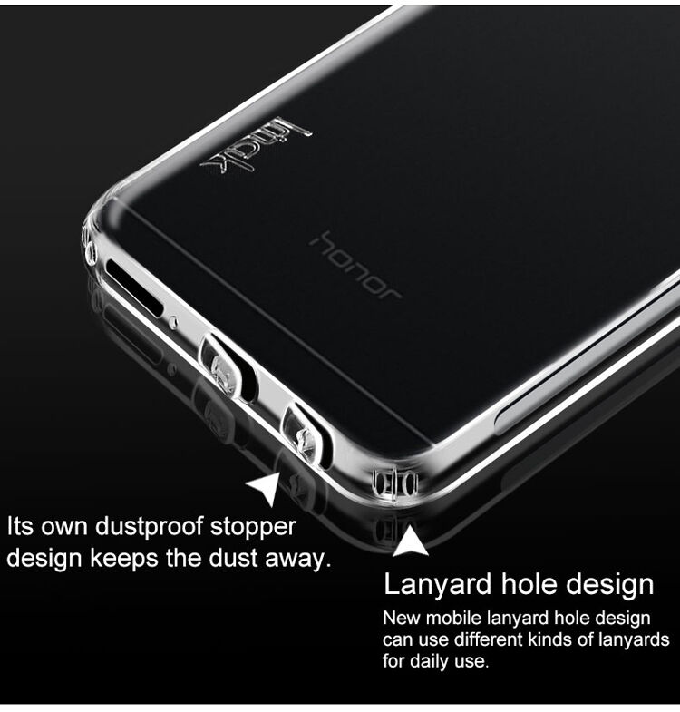 Imak nárazuvzdorný kryt s ochranou displeje pro Huawei Y7 Prime (2018) - transparentní