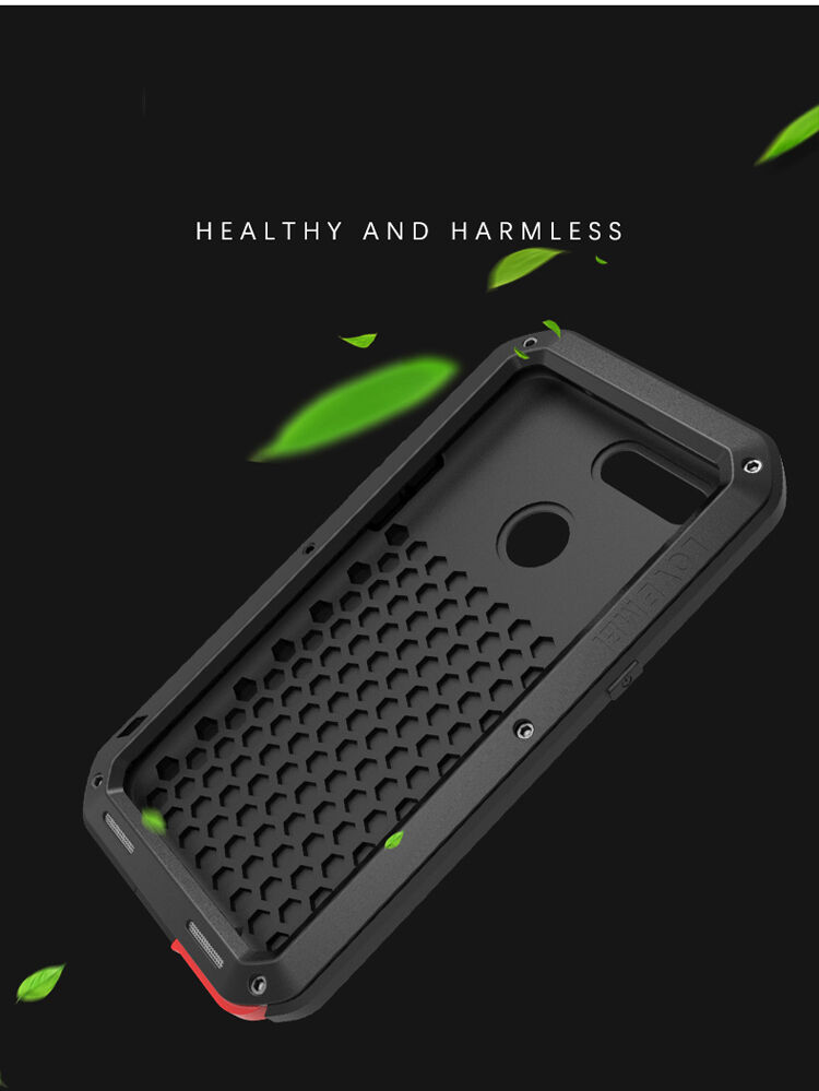 Love Mei kovový super odolný kryt pro Huawei P20 Lite - černý