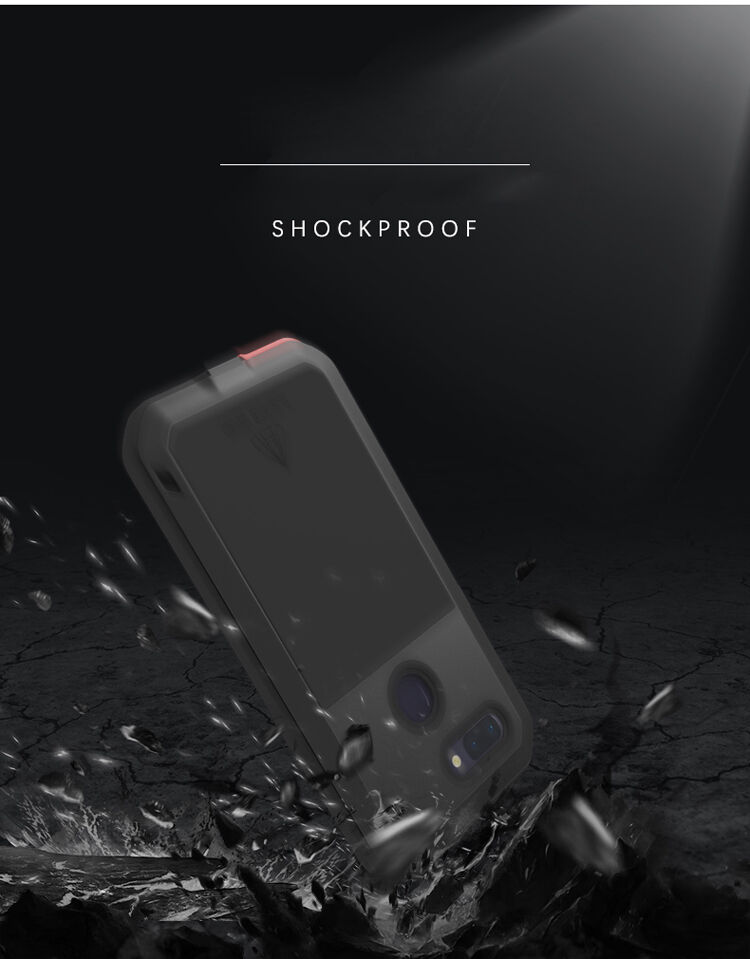 Love Mei kovový super odolný kryt pro Huawei P20 Lite - černý