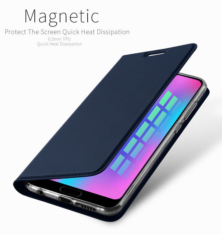 Dux Ducis Skin Pro flipové pouzdro pro Honor 10 - tmavěmodré