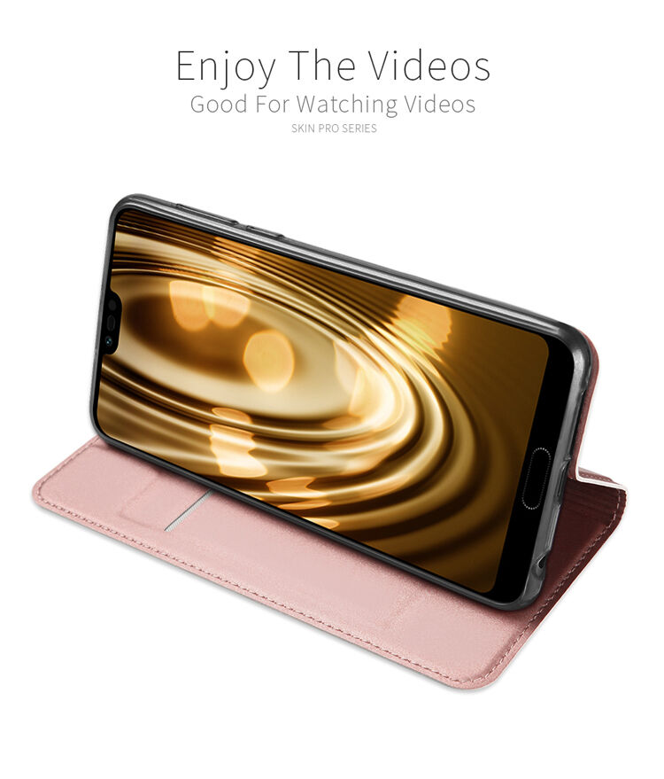 Dux Ducis Skin Pro flipové pouzdro pro Honor 10 - šedé