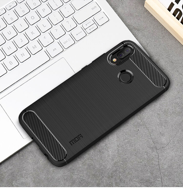 Mofi plastový kryt s broušenou texturou pro Huawei P20 Lite - červený