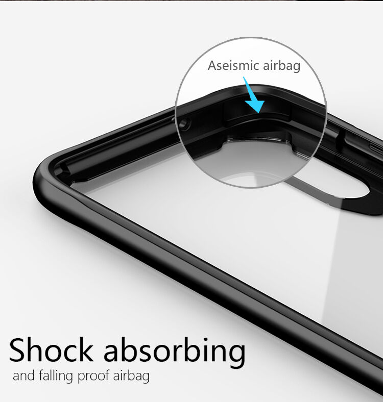 Ipaky čirý kryt s rámečkem pro Huawei P20 Lite - červený