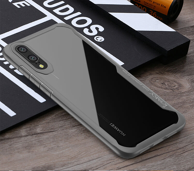 Ipaky čirý kryt s rámečkem pro Huawei P20 Lite - červený