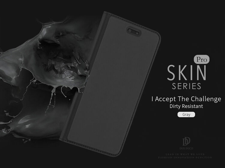 Dux Ducis Skin Pro flipové pouzdro pro Huawei P20 Lite - tmavěmodré