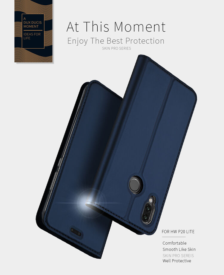 Dux Ducis Skin Pro flipové pouzdro pro Huawei P20 Lite - zlaté