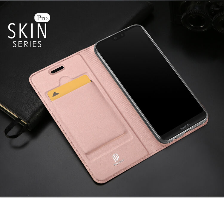 Dux Ducis Skin Pro flipové pouzdro pro Huawei P20 Lite - zlaté