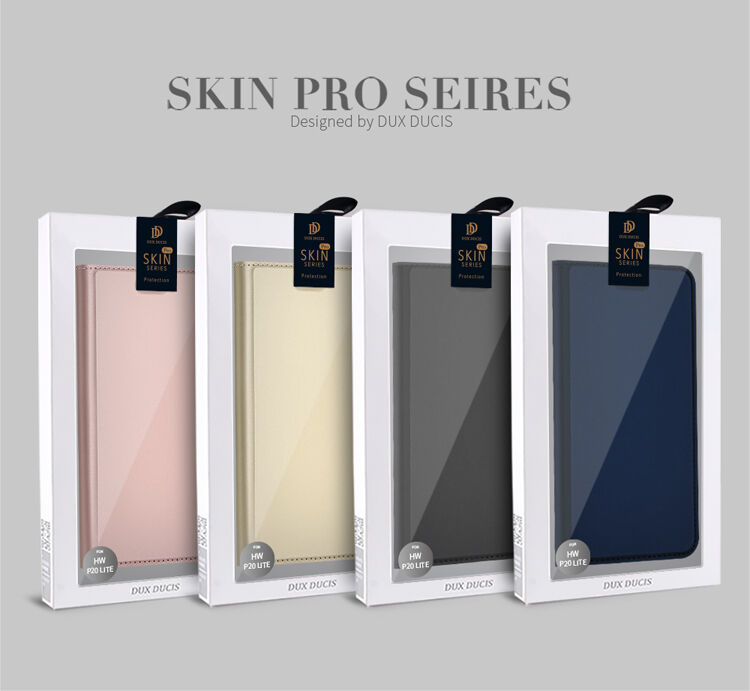 Dux Ducis Skin Pro flipové pouzdro pro Huawei P20 Lite - růžovozlaté