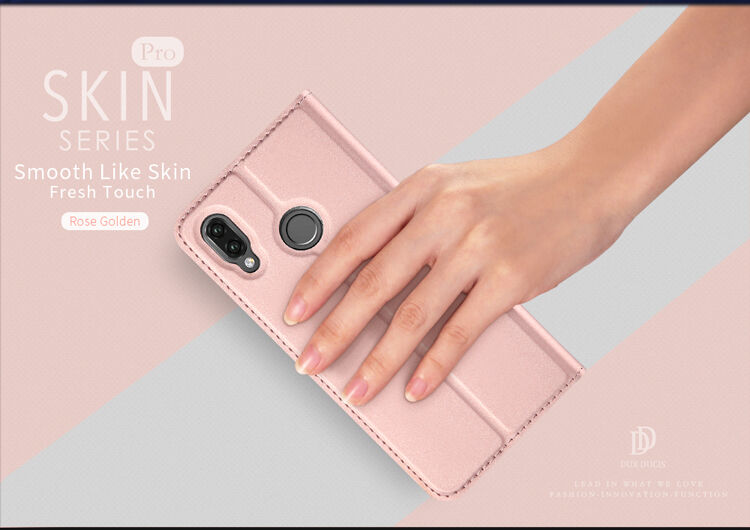Dux Ducis Skin Pro flipové pouzdro pro Huawei P20 Lite - šedé