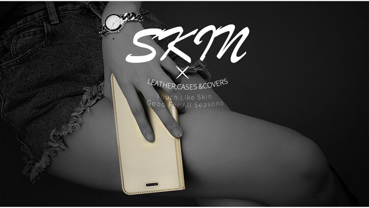 Dux Ducis Skin Pro flipové pouzdro pro Huawei P20 Lite - šedé