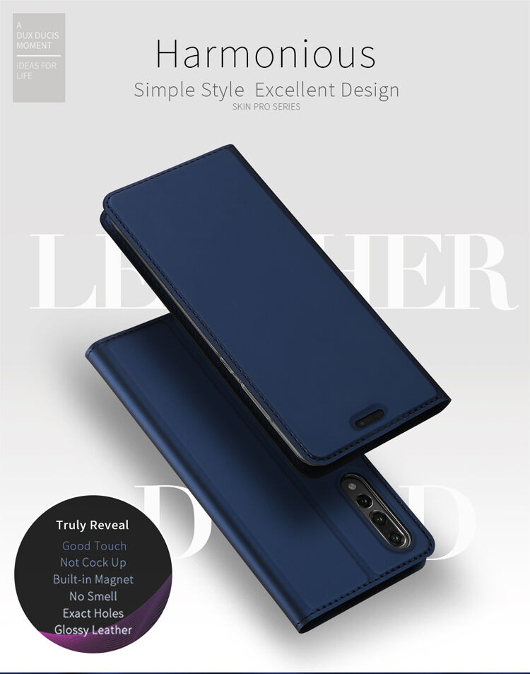 Dux Ducis Skin Pro flipové pouzdro pro Huawei P20 Pro - tmavěmodré