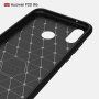 Plastový kryt s broušenou texturou pro Huawei P20 Lite - tmavěmodrý
