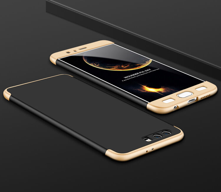 Matný kryt na celý telefon pro Honor 9 - zlatý