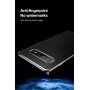 Baseus plastový čirý kryt s rámečkem pro Samsung Galaxy S10 Plus - černý