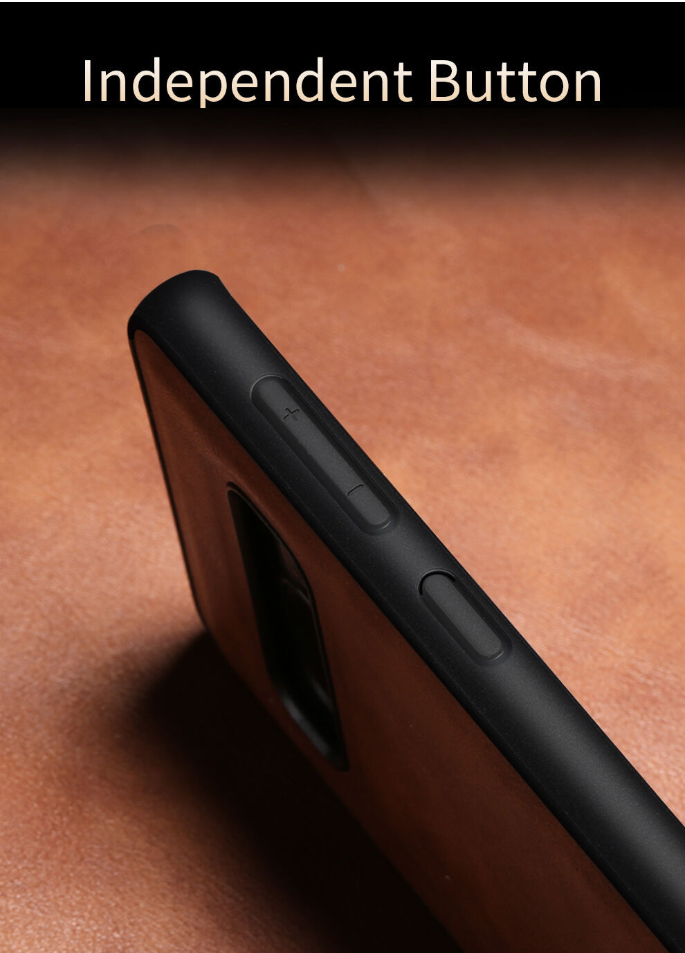 X-Level kryt s koženkovým povrchem pro Samsung Galaxy S10 - hnědý