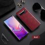 X-Level kryt s koženkovým povrchem pro Samsung Galaxy S10 - hnědý