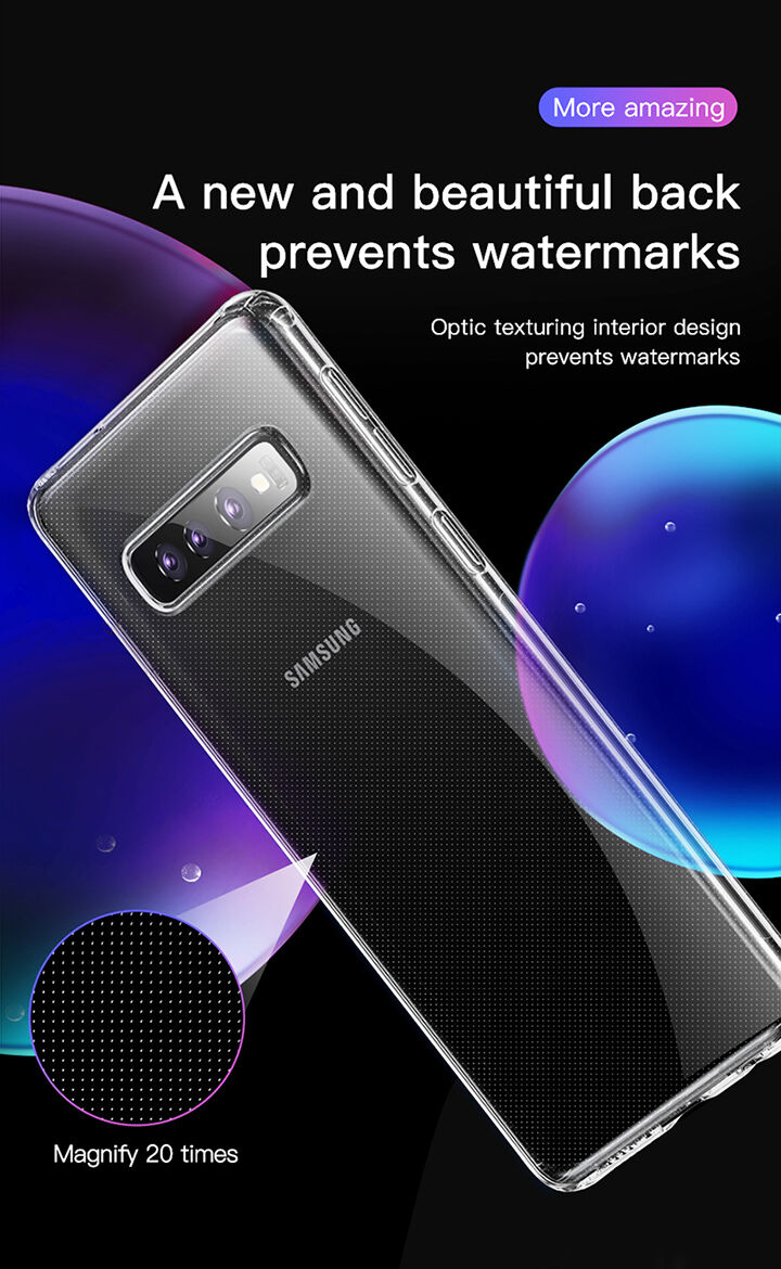 Baseus ochranný plastový kryt pro Samsung Galaxy S10 - transparentní