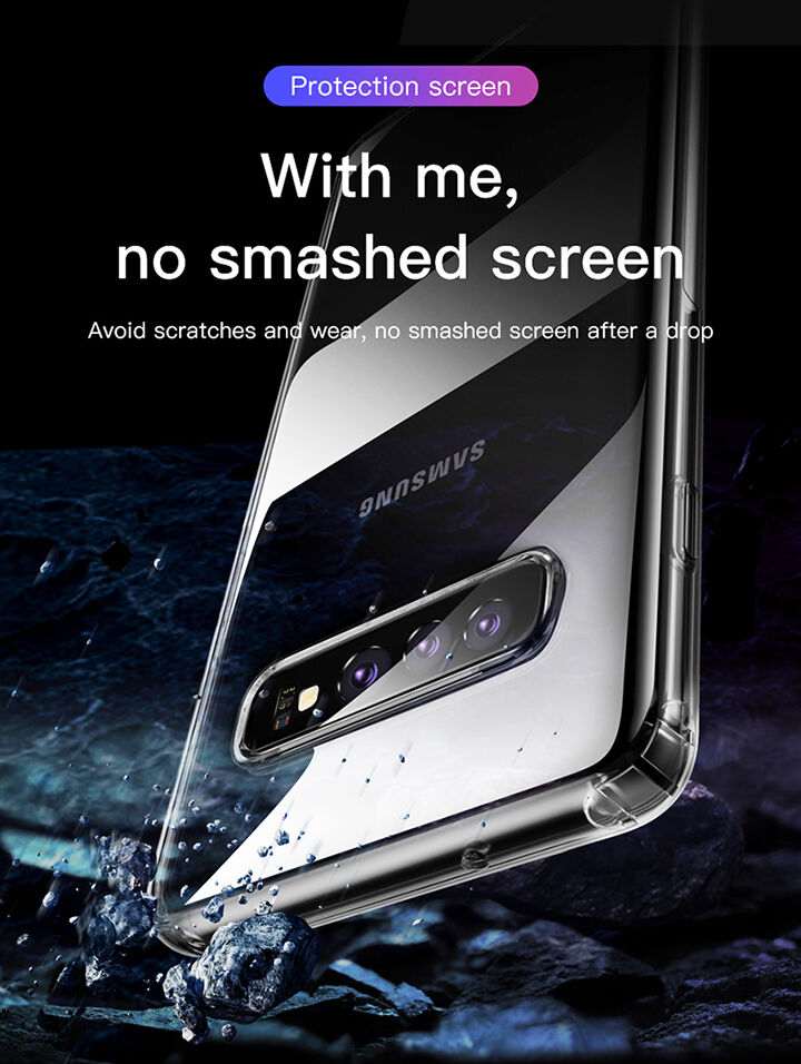 Baseus ochranný plastový kryt pro Samsung Galaxy S10 - transparentní
