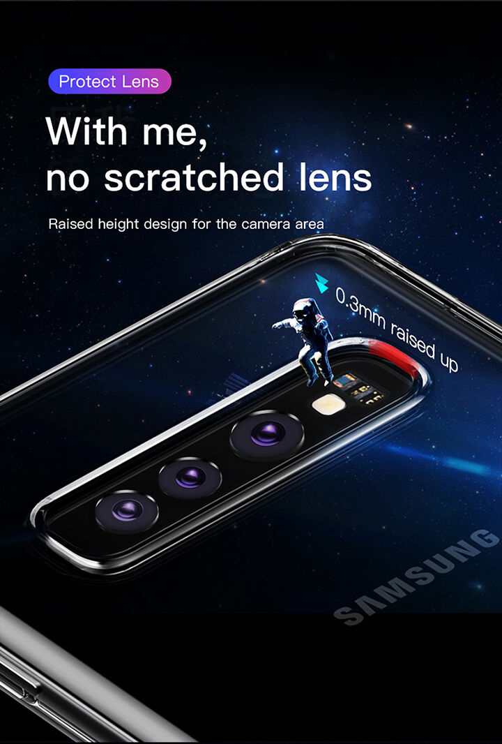 Baseus ochranný plastový kryt pro Samsung Galaxy S10 - transparentní