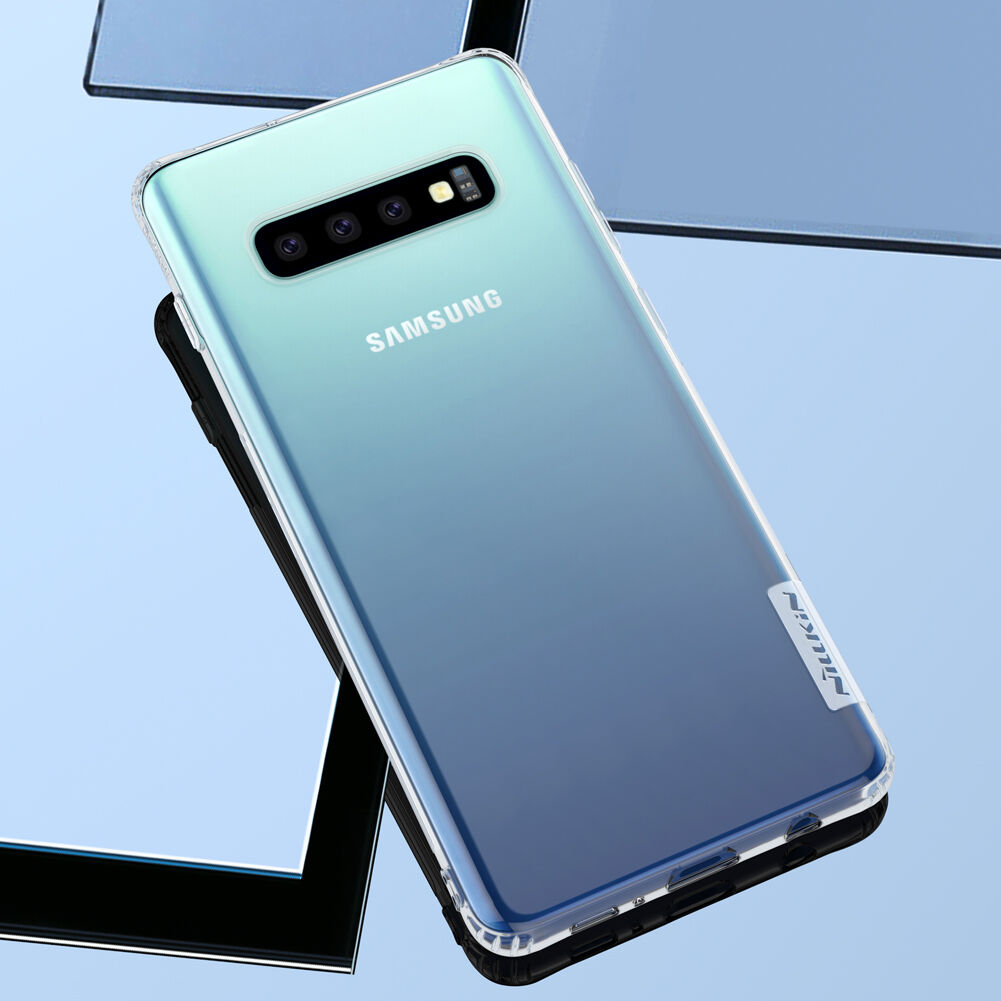 Nillkin transparentní kryt z měkkého plastu pro Samsung Galaxy S10 - bílý