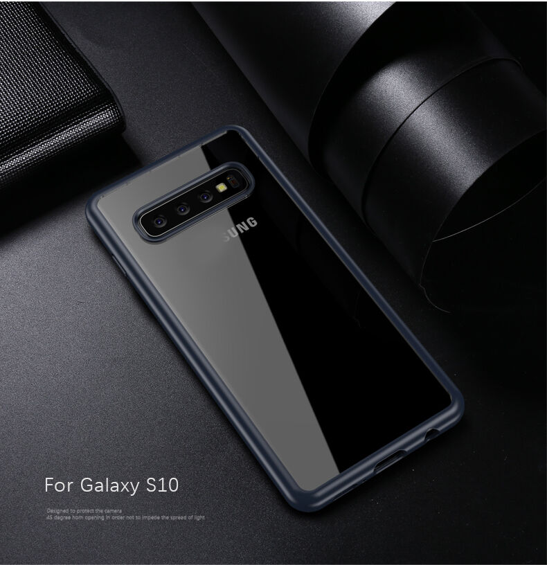 Ipaky transparentní plastový kryt pro Samsung Galaxy S10 - černý
