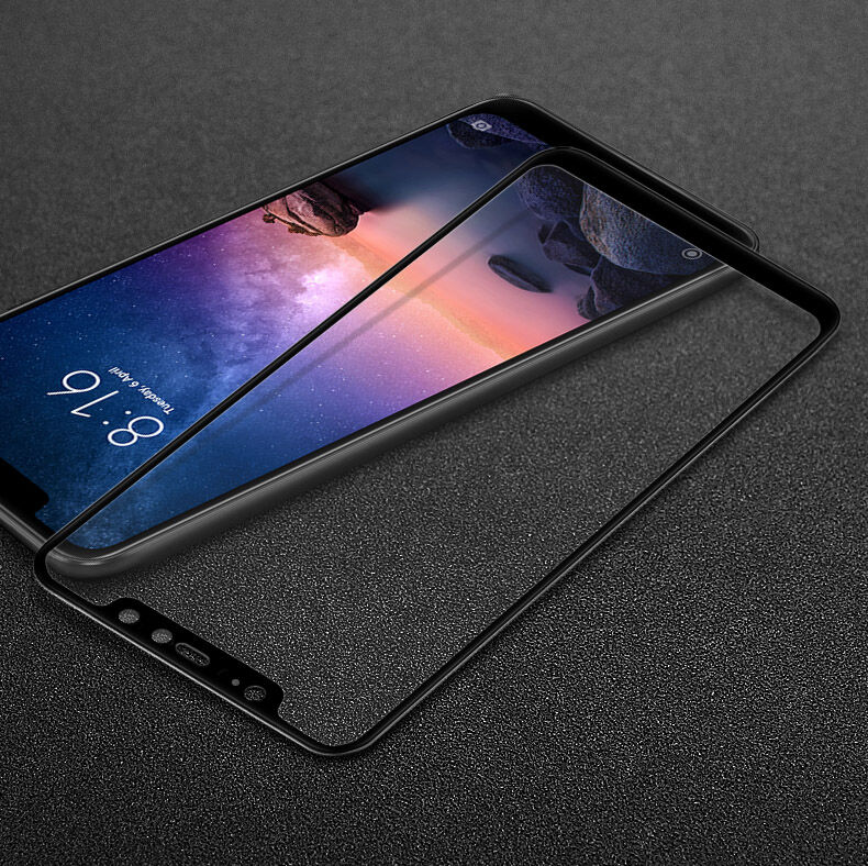 Imak super odolné tvrzené sklo na na celou přední stranu Xiaomi Redmi Note 6 Pro - černé