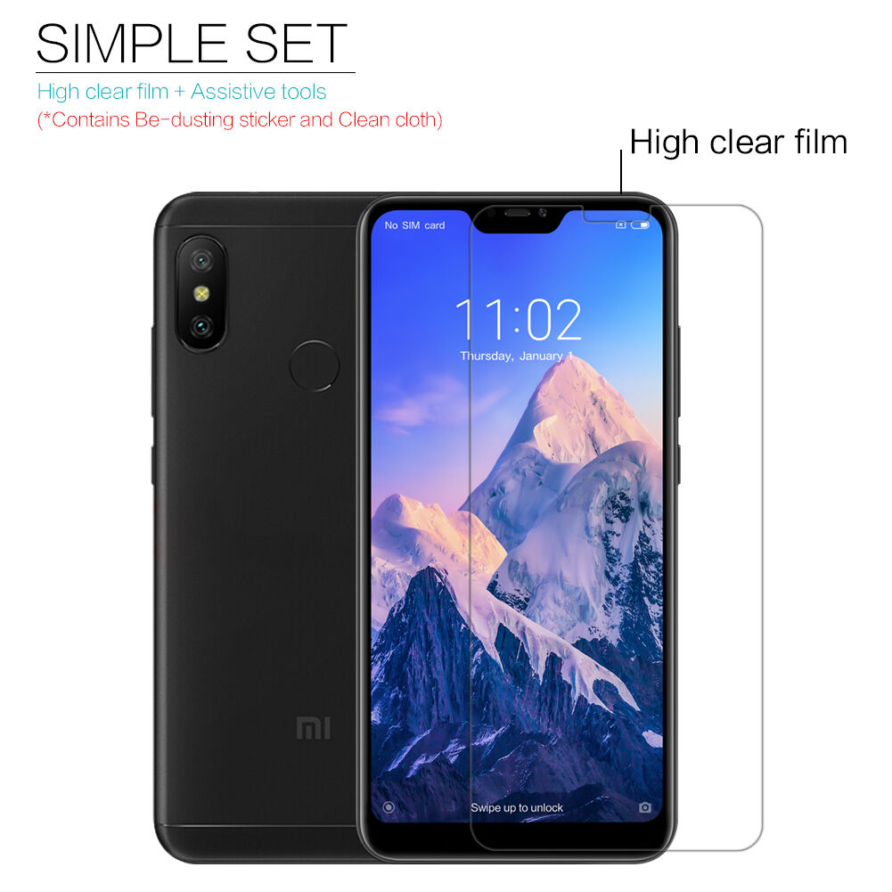 Nillkin ochranná anti-fingerprint fólie pro Xiaomi Mi A2 Lite - křišťálově čirá