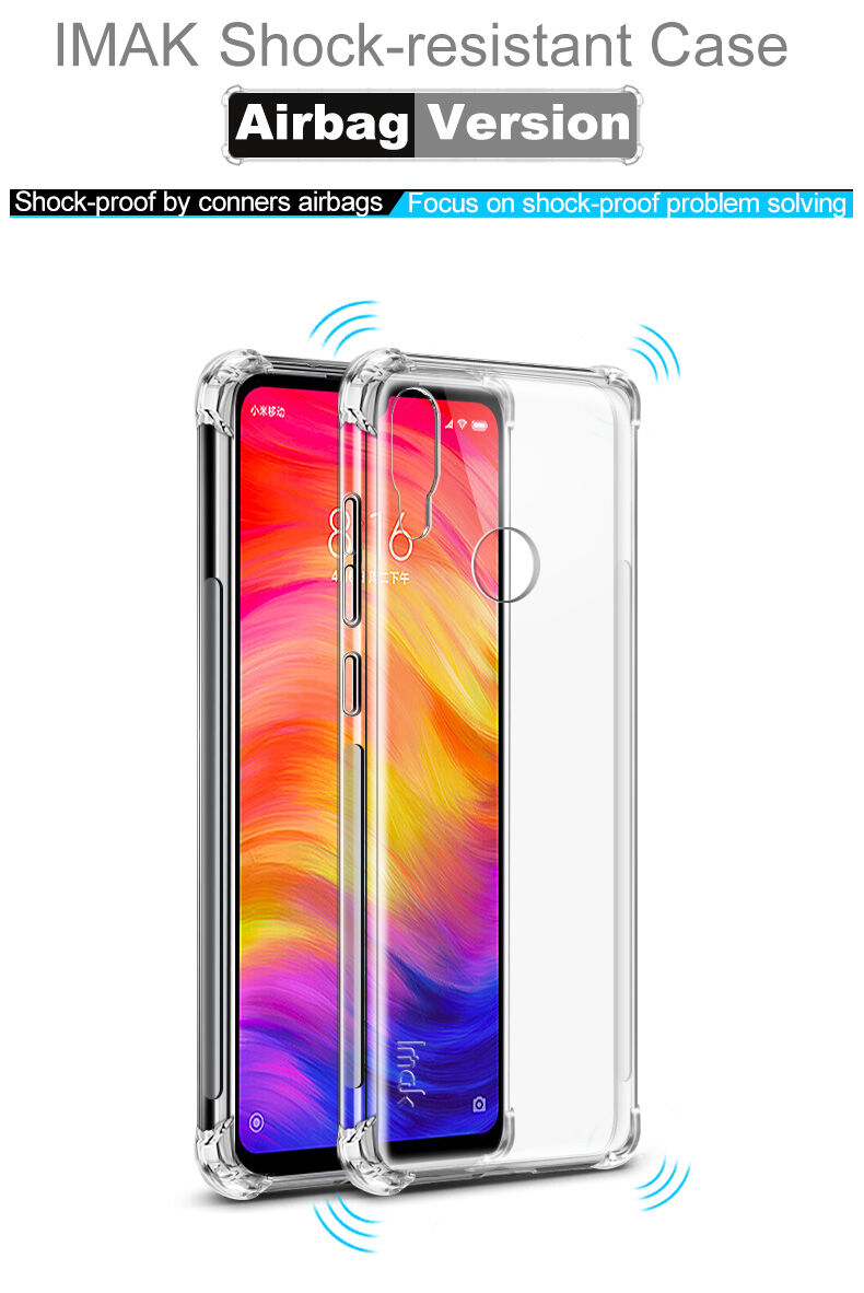 Imak nárazuvzdorný kryt s ochranou displeje pro Xiaomi Redmi Note 7 - černý