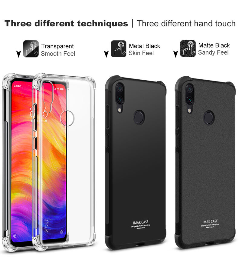 Imak nárazuvzdorný kryt s ochranou displeje pro Xiaomi Redmi Note 7 - černý