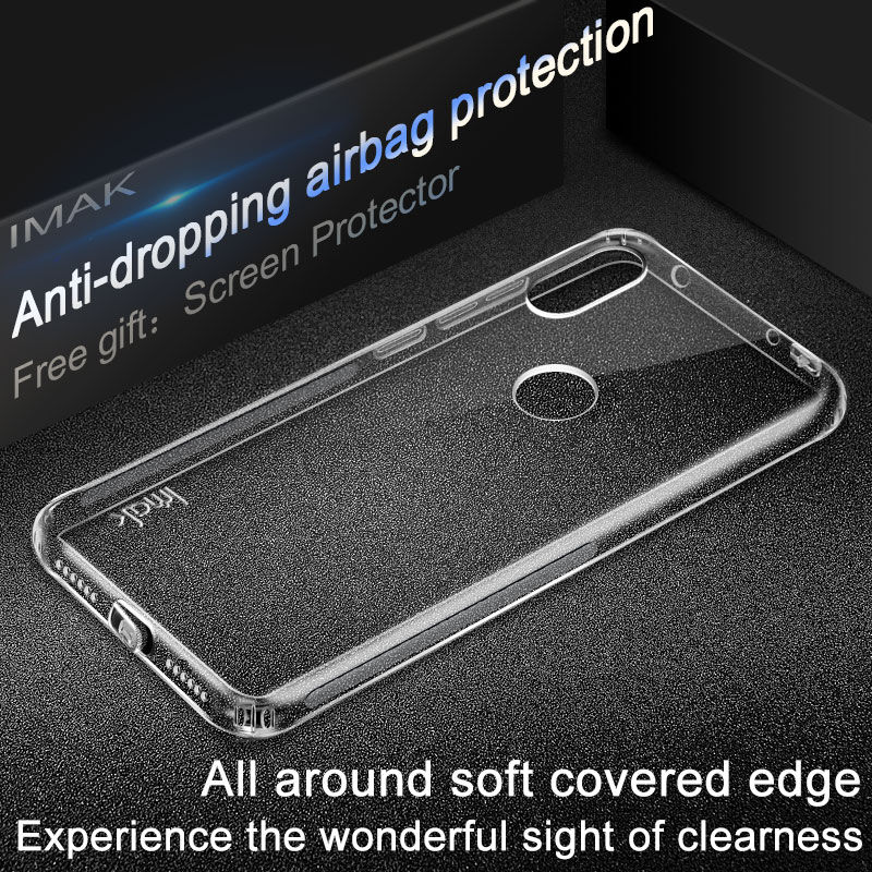 Imak nárazuvzdorný kryt s ochranou displeje pro Xiaomi Redmi Note 6 Pro - transparentní