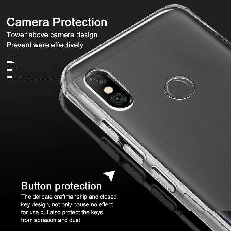 Imak nárazuvzdorný kryt s ochranou displeje pro Xiaomi Redmi Note 6 Pro - transparentní