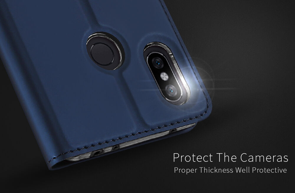 Dux Ducis ochranné kožené pouzdro pro Xiaomi Redmi Note 6 Pro - zlaté