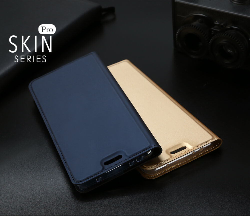 Dux Ducis ochranné kožené pouzdro pro Xiaomi Redmi Note 6 Pro - zlaté