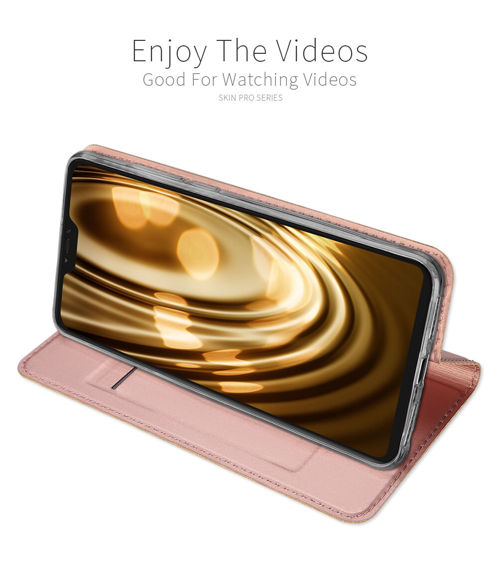 Dux Ducis ochranné kožené pouzdro pro Xiaomi Redmi Note 6 Pro - šedé
