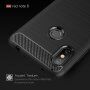 Ochranný kryt s broušenou texturou pro Xiaomi Redmi Note 6 Pro - černý