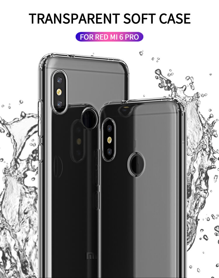 Ipaky ochranný měkký kryt pro Xiaomi Mi A2 Lite - transparentní