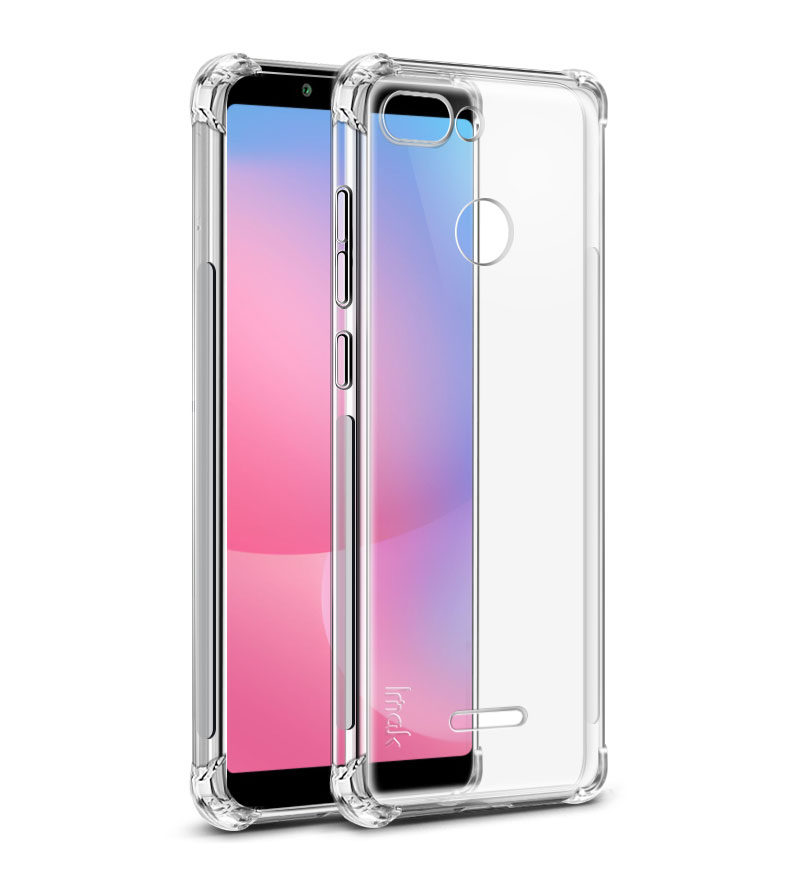 Imak tenký nárazuvzdorný kryt s ochranou displeje pro Xiaomi Redmi 6 - transparentní