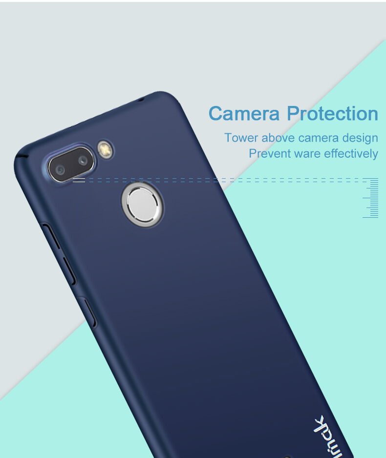 Imak hladký kryt s ochranou displeje pro Xiaomi Redmi 6 - modrý