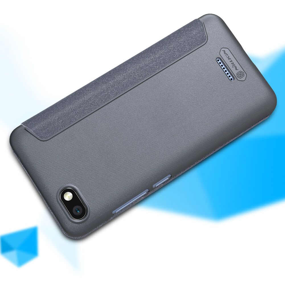 Nillkin ochranné kožené pouzdro s průhledem pro Xiaomi Redmi 6 - zlaté