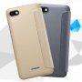 Nillkin ochranné kožené pouzdro s průhledem pro Xiaomi Redmi 6A - šedé