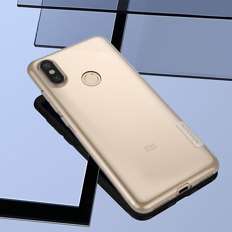 Nillkin tenký průhledný ochranný kryt pro Xiaomi Mi A2 - šedý