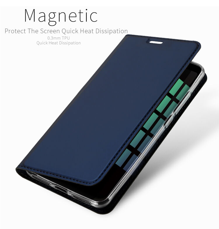 Dux Ducis ochranné kožené pouzdro pro Xiaomi Mi A2 - tmavě šedé