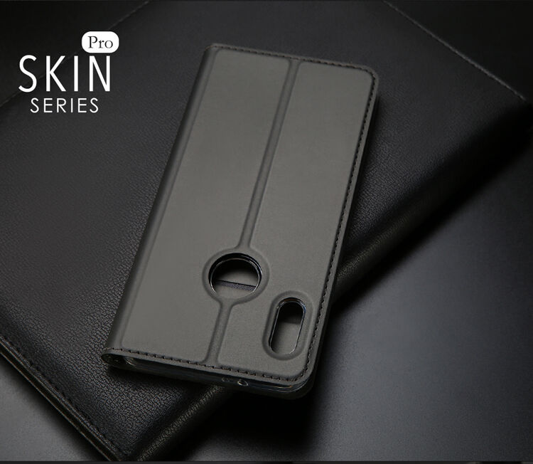 Dux Ducis ochranné kožené pouzdro pro Xiaomi Mi A2 - tmavě šedé