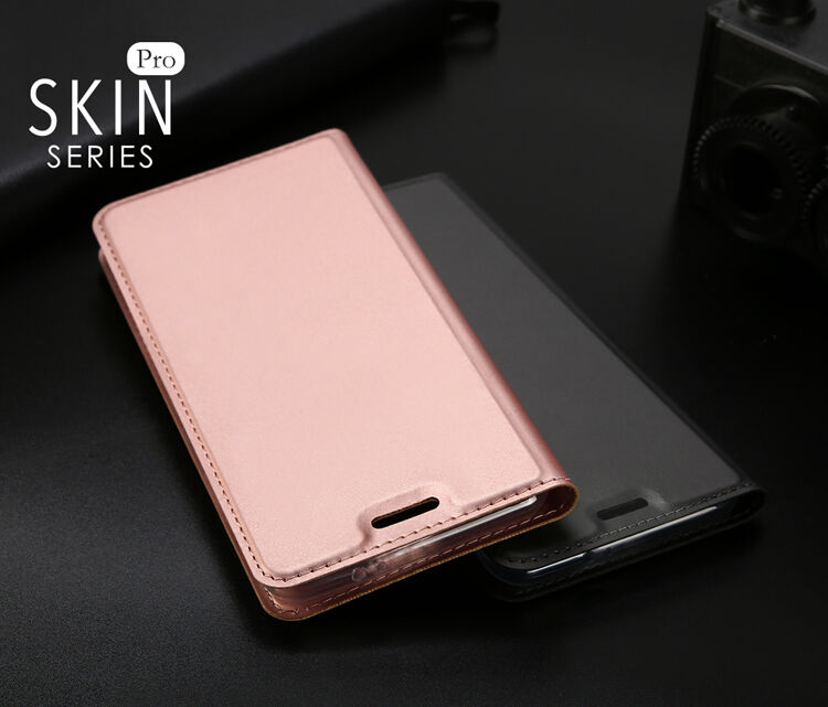 Dux Ducis ochranné kožené pouzdro pro Xiaomi Mi A2 - tmavě šedé