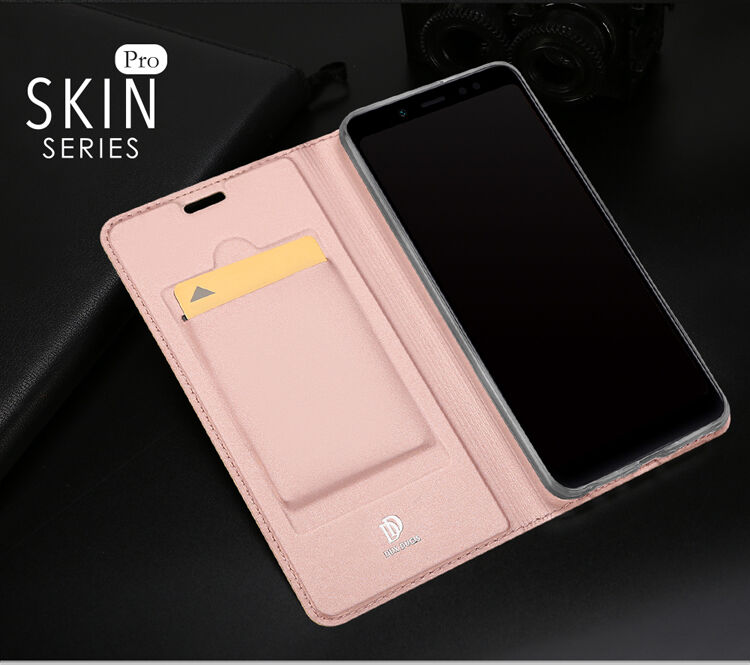 Dux Ducis ochranné kožené pouzdro pro Xiaomi Mi A2 - tmavě šedé