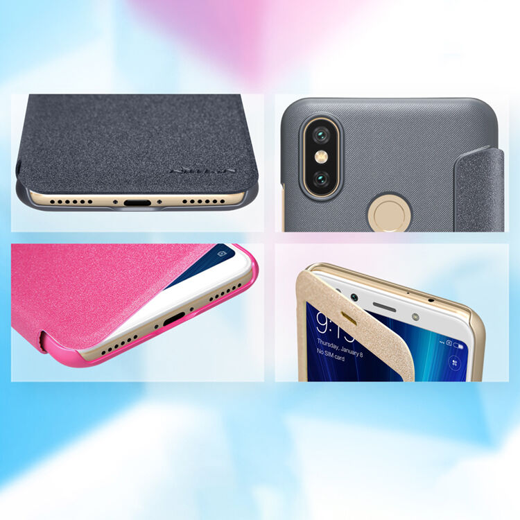 Nillkin ochranné pouzdro s průhledem pro Xiaomi Mi A2 - černé
