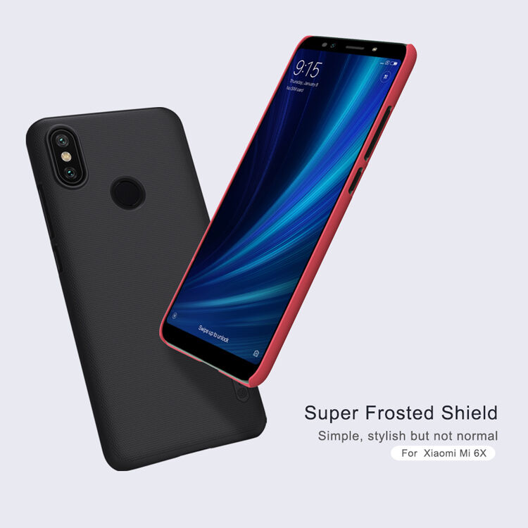 Nillkin ochranný drážkovaný kryt pro Xiaomi Mi A2 - černý