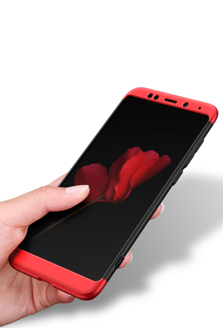GKK zadní kryt s ochranou hran pro Xiaomi Redmi Note 5 - červený