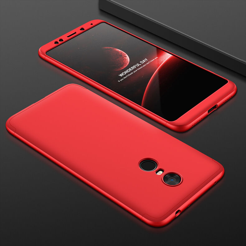 GKK zadní kryt s ochranou hran pro Xiaomi Redmi Note 5 - červený