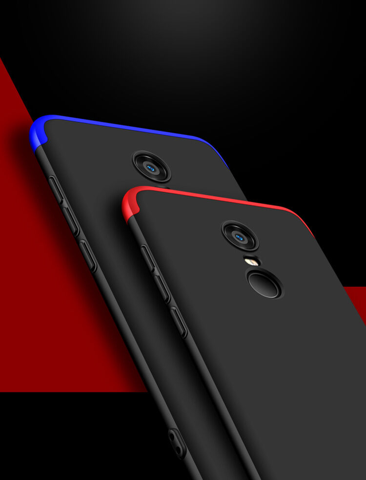 GKK zadní kryt s ochranou hran pro Xiaomi Redmi Note 5 - červený